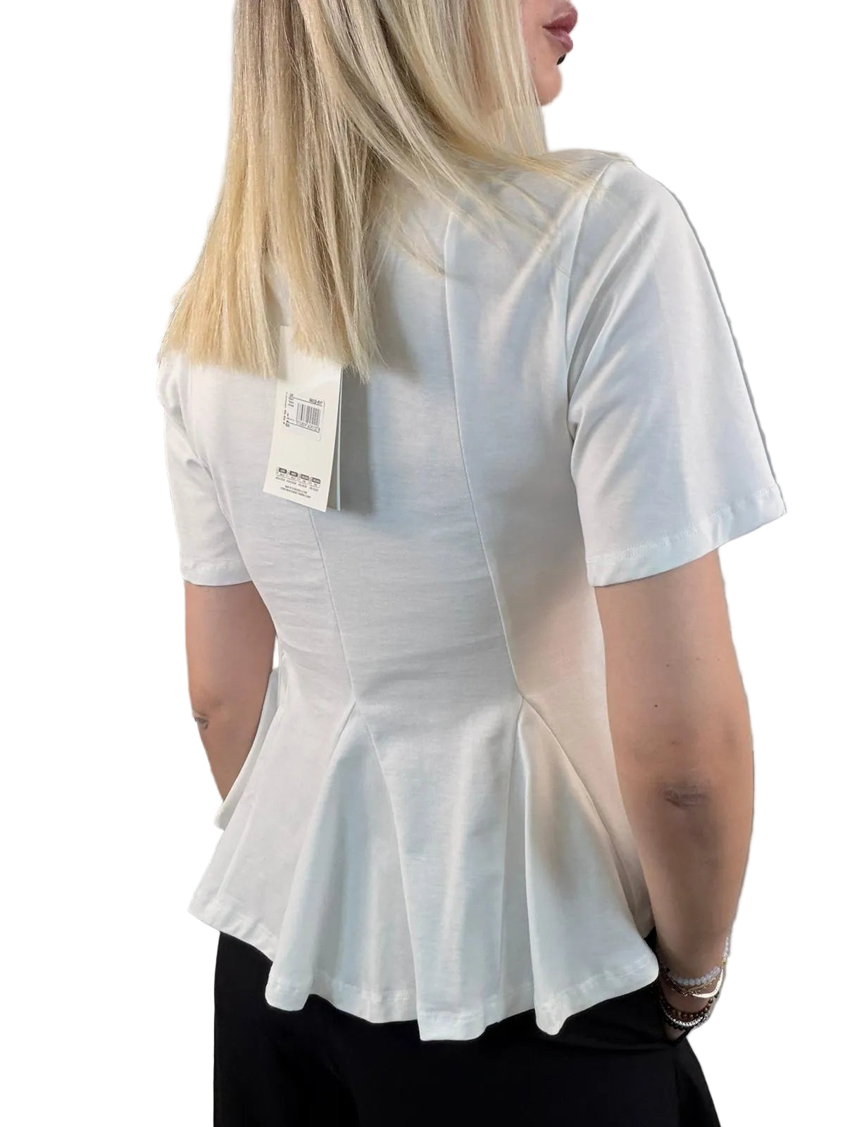 T-Shirt Sagomata con Peplo – Haveone