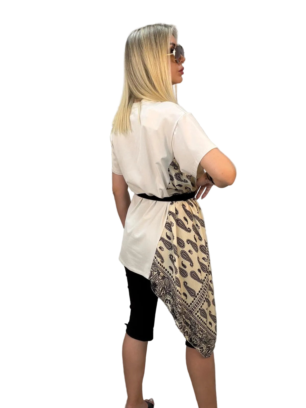 T-Shirt Asimmetrica Bandana Vicolo